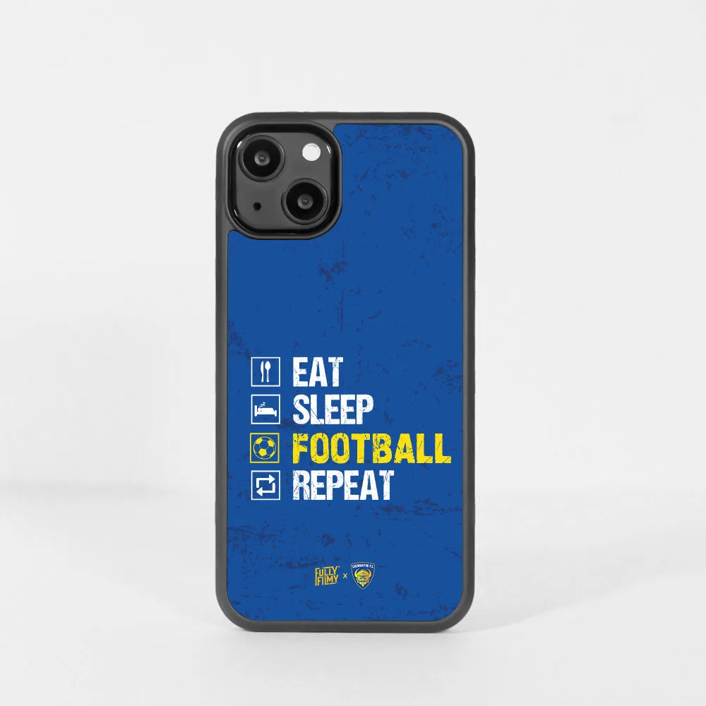 Eat Sleep Football Repeat | Official Chennaiyin FC Phone Case