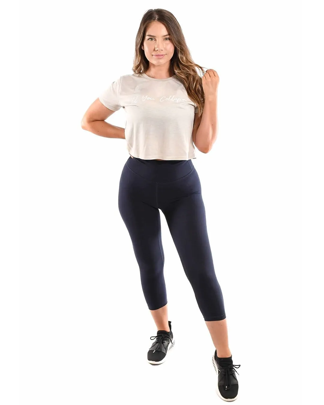 Effortless Classic Capris- Navy