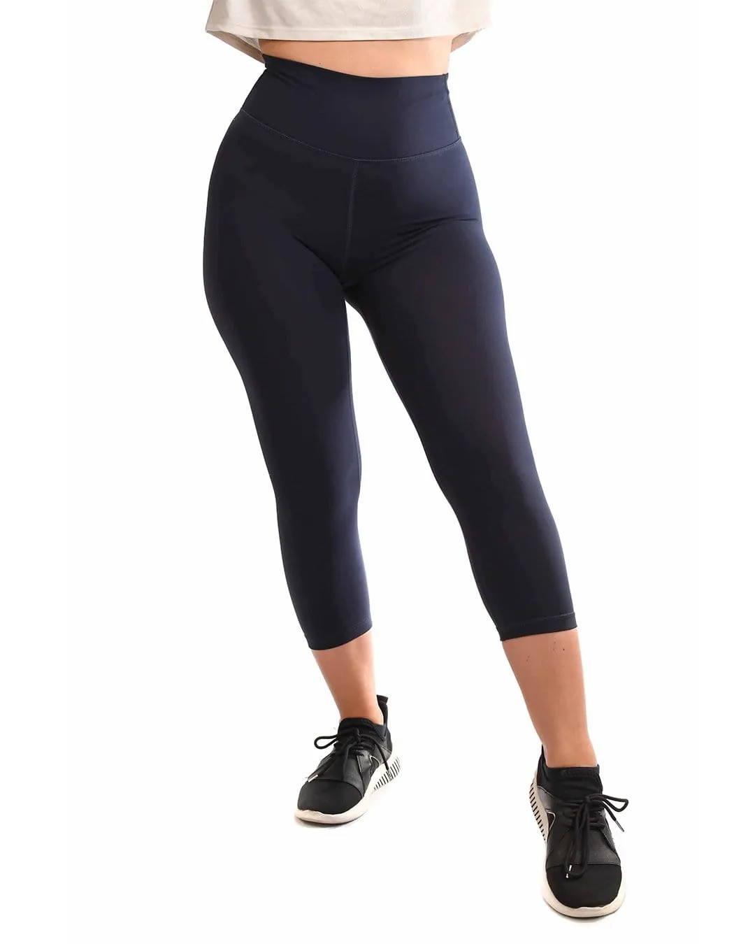 Effortless Classic Capris- Navy