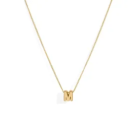 ESSENTIAL ARIAL LETTER NECKLACE