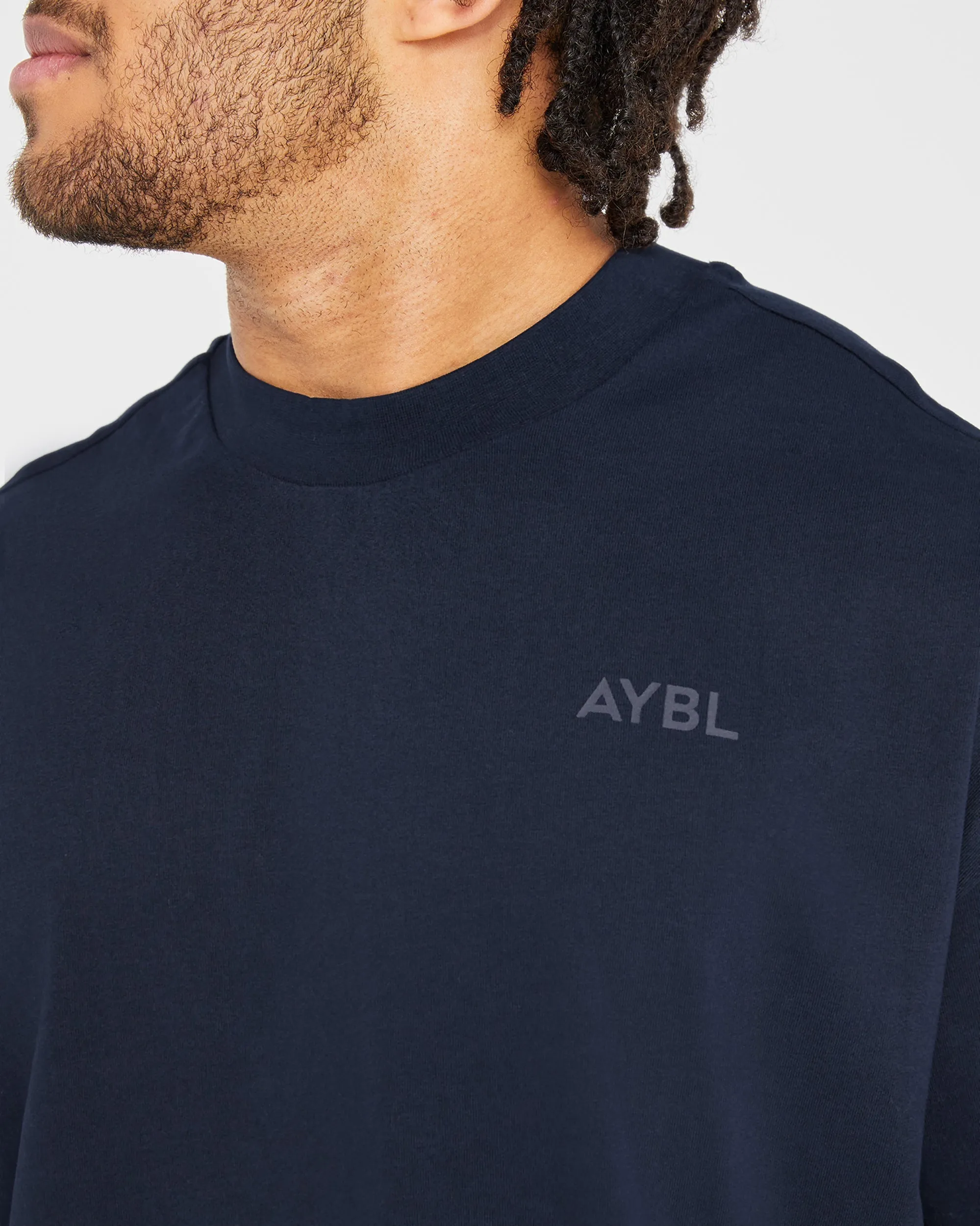 Essential Oversized T Shirt - Navy