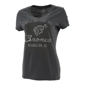 Ford Bronco Women's Vintage Logo V-Neck T-Shirt