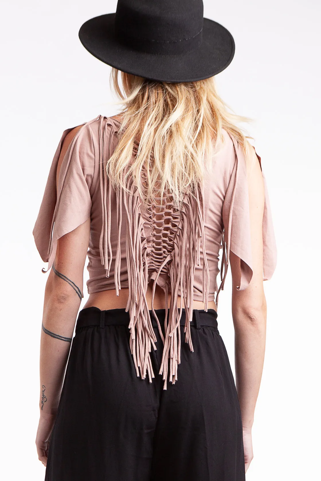 Fringy Crazy Reversible Top (6 colors)