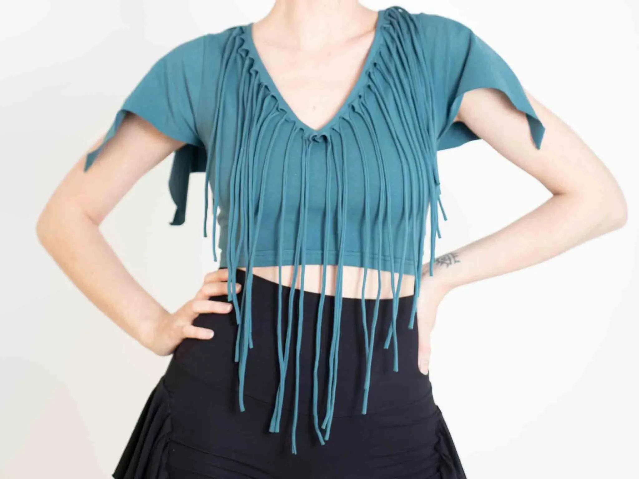 Fringy Crazy Reversible Top (6 colors)