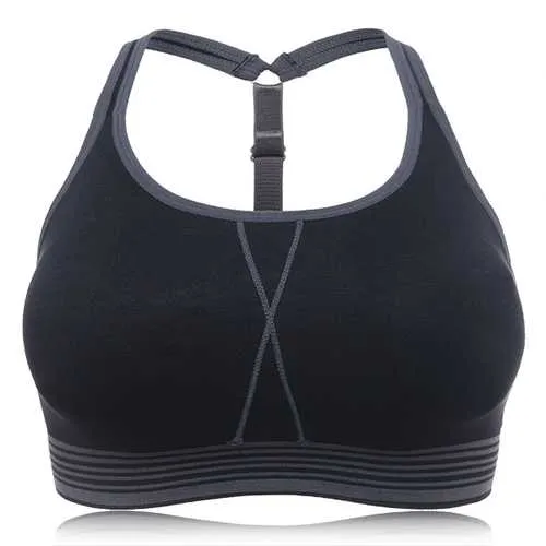 Full Coverage Shockproof Padded Wire Free Sports Bra