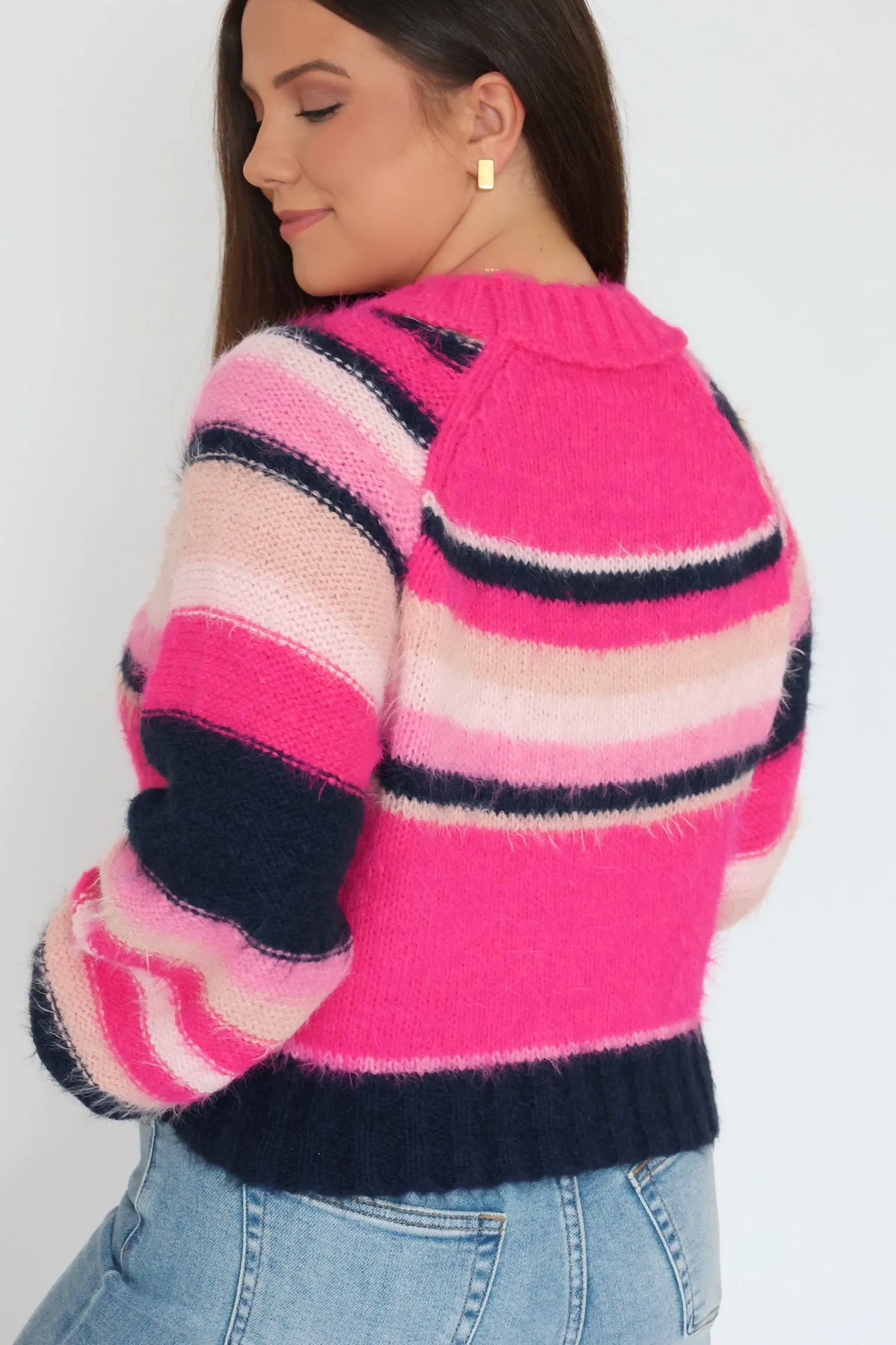 Georgia Sweater - Pink Multi