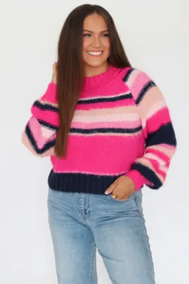 Georgia Sweater - Pink Multi