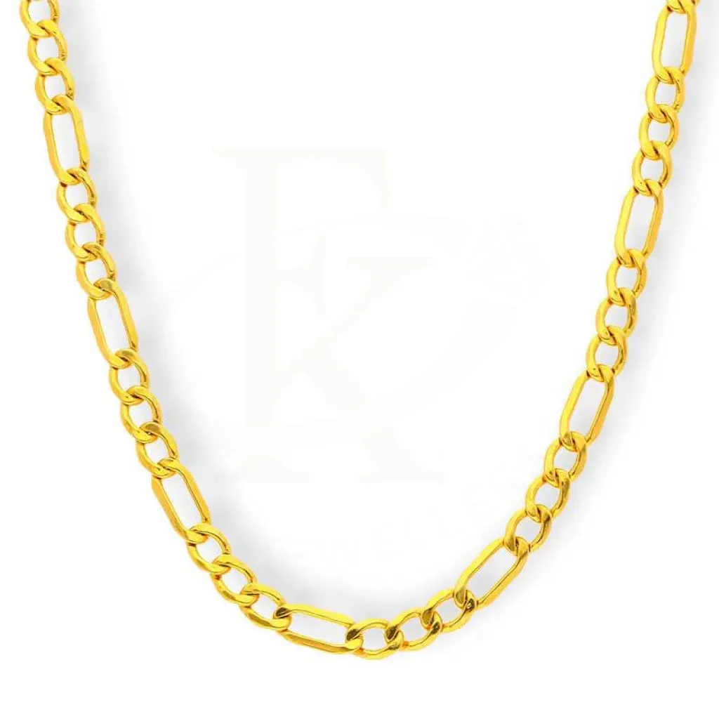 Gold 16 Inches Cartier Chain 22KT - FKJCN22K2139