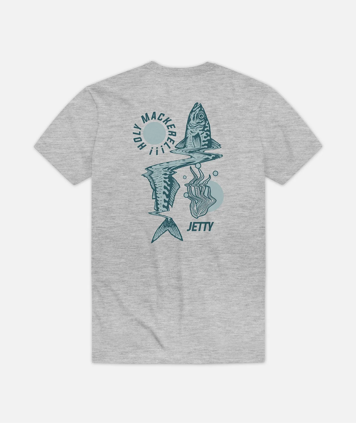 Grom Mackerel Tee - Heather Grey