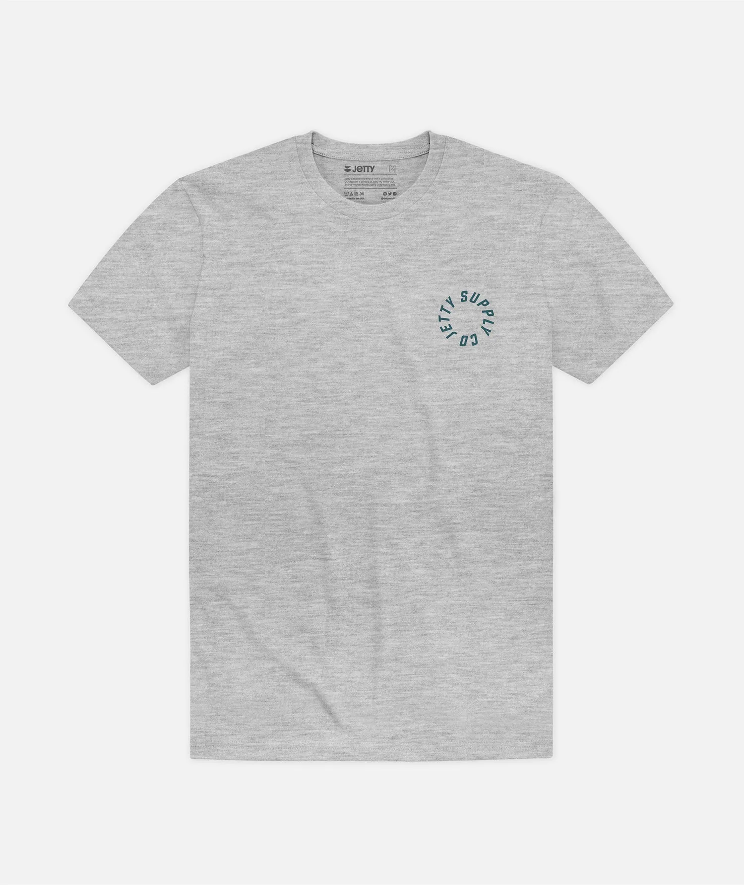 Grom Mackerel Tee - Heather Grey