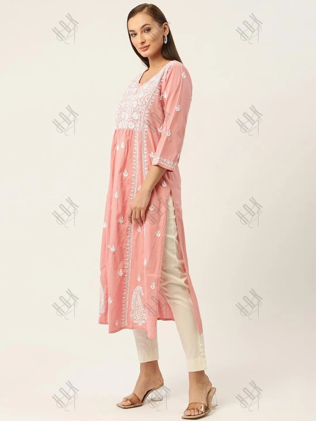 Hand embroidery Chikankari Dress