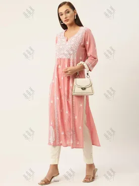 Hand embroidery Chikankari Dress