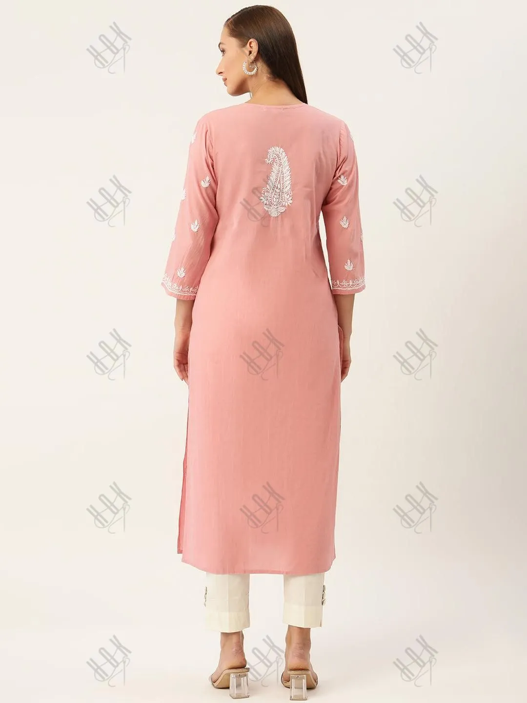 Hand embroidery Chikankari Dress