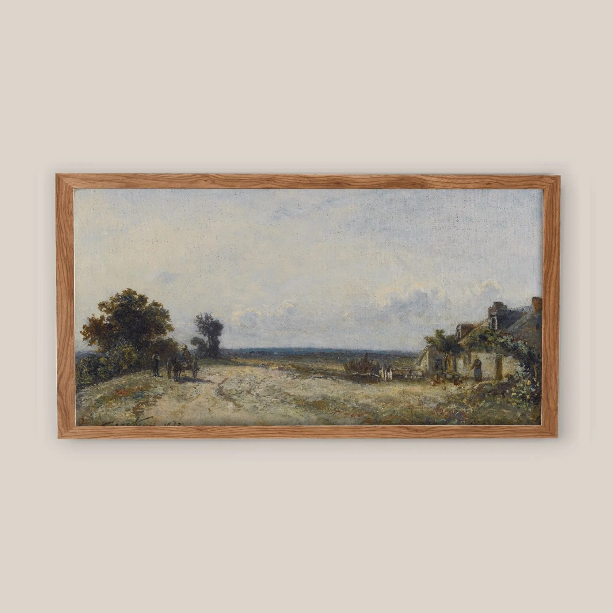 Horizontal Landscape Vintage Print