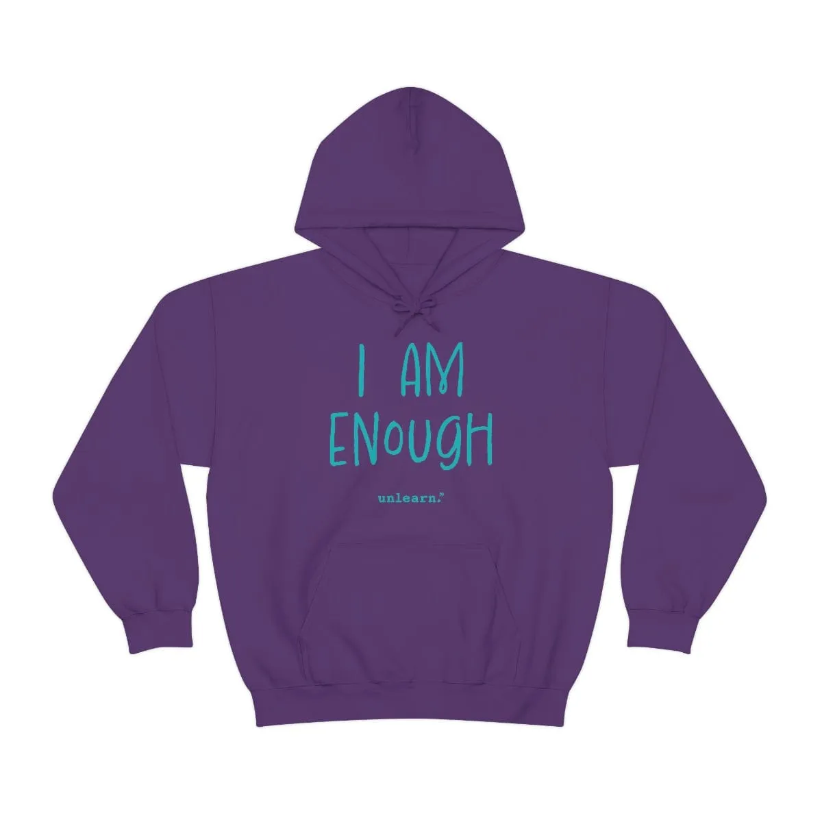 I Am Enough - Relaxed Fit Fleece Hoodie