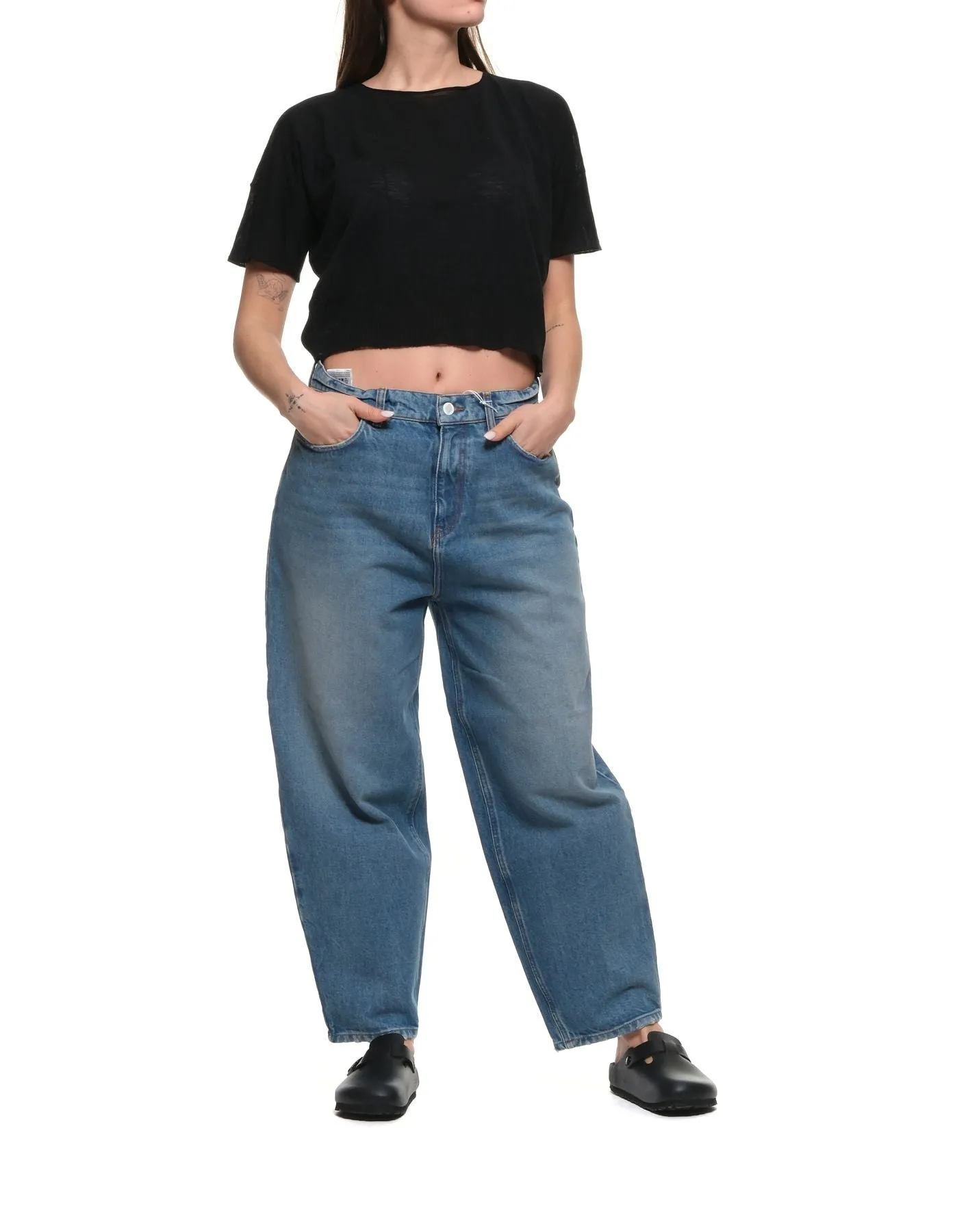 Jeans woman AMD047D4691772 REAL VINTAGE Amish