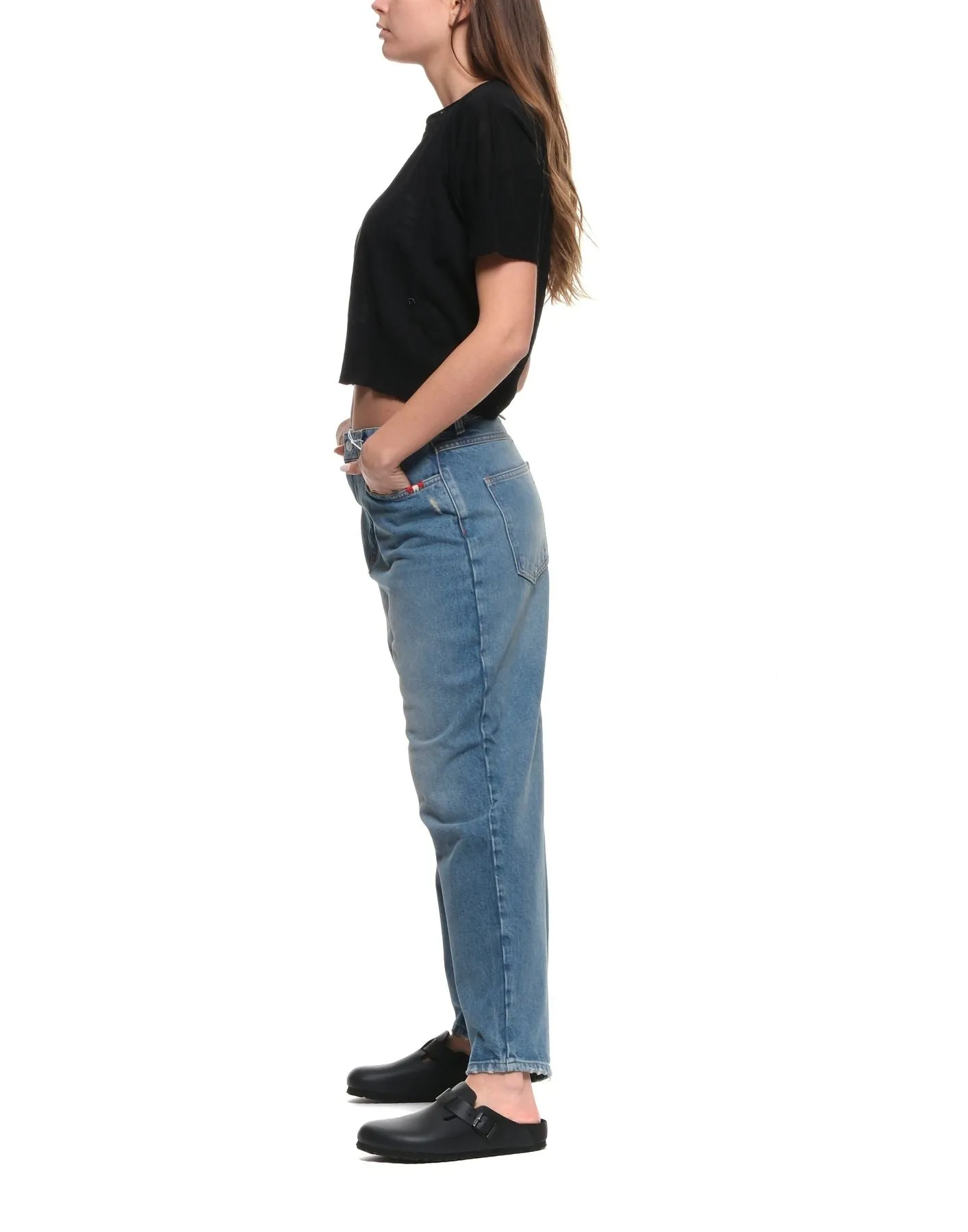 Jeans woman AMD047D4691772 REAL VINTAGE Amish