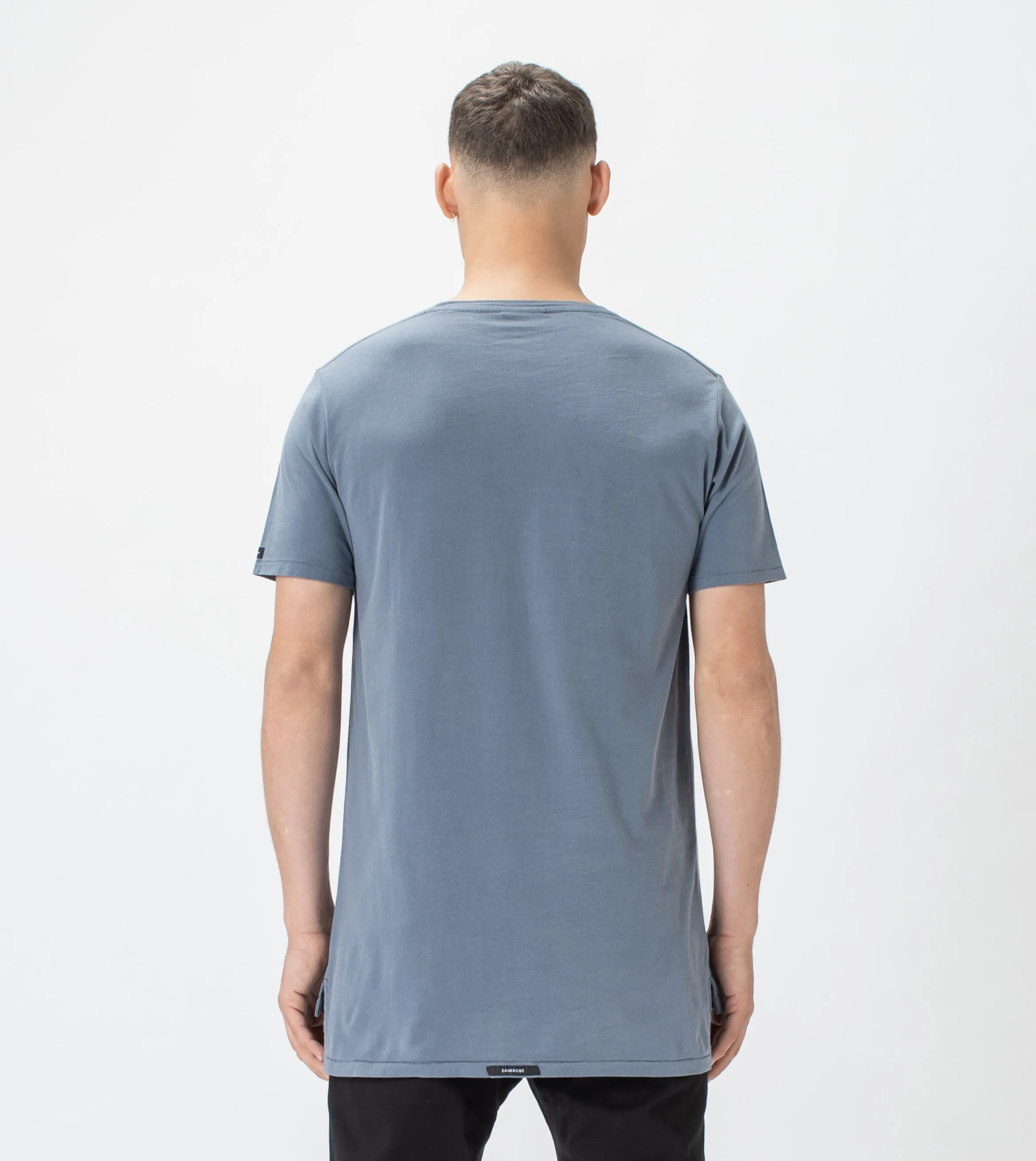 Label Flintlock Tee GD Chalk Blue