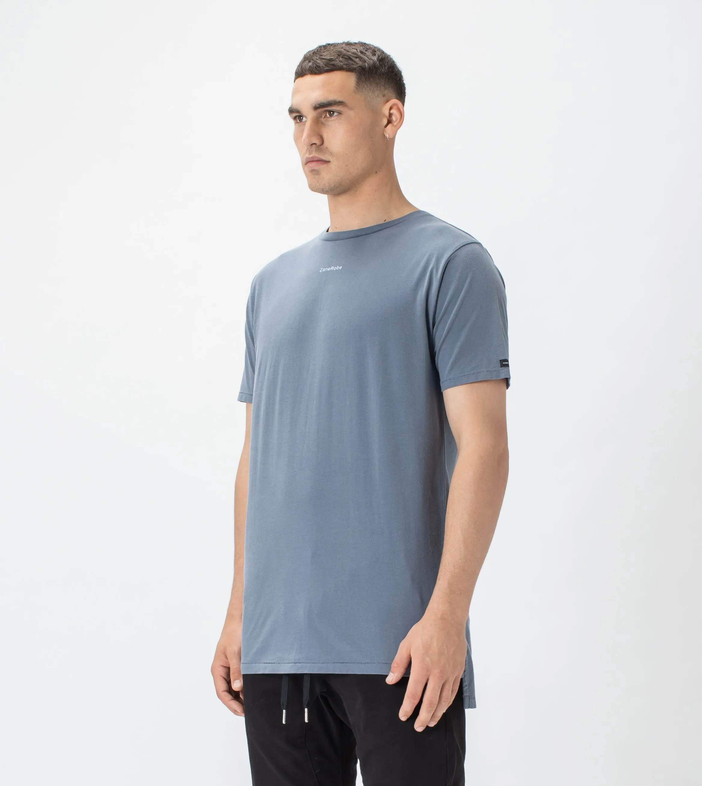 Label Flintlock Tee GD Chalk Blue