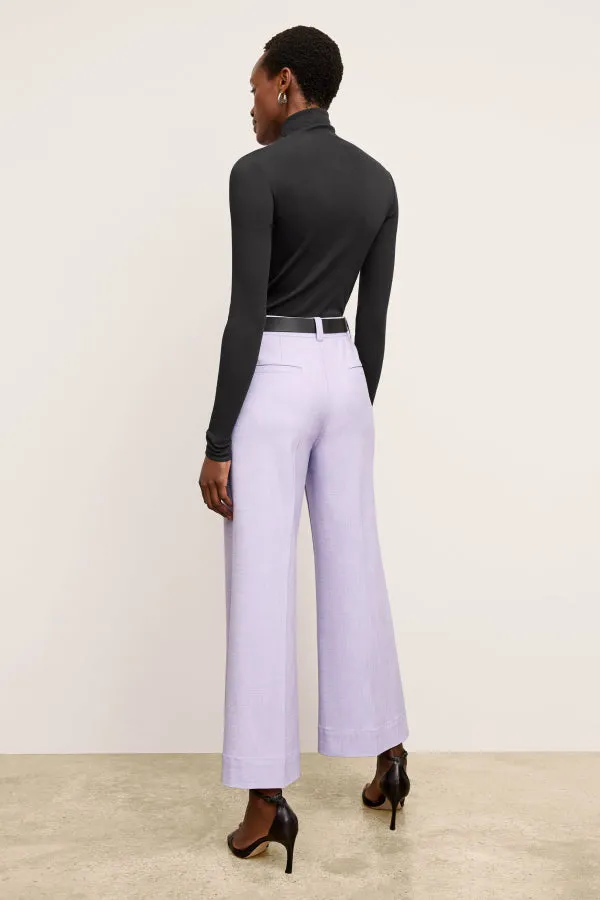 Lani Pant - Stretch Tweed :: Lilac/Ivory