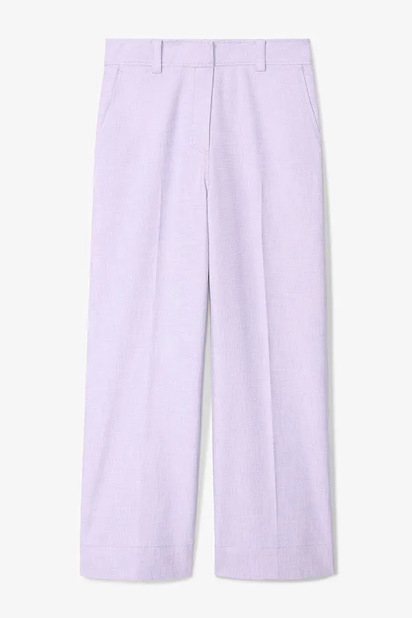 Lani Pant - Stretch Tweed :: Lilac/Ivory