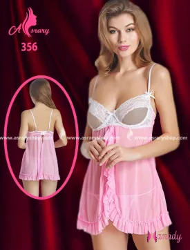 Lingerie Babydoll with Lace 356