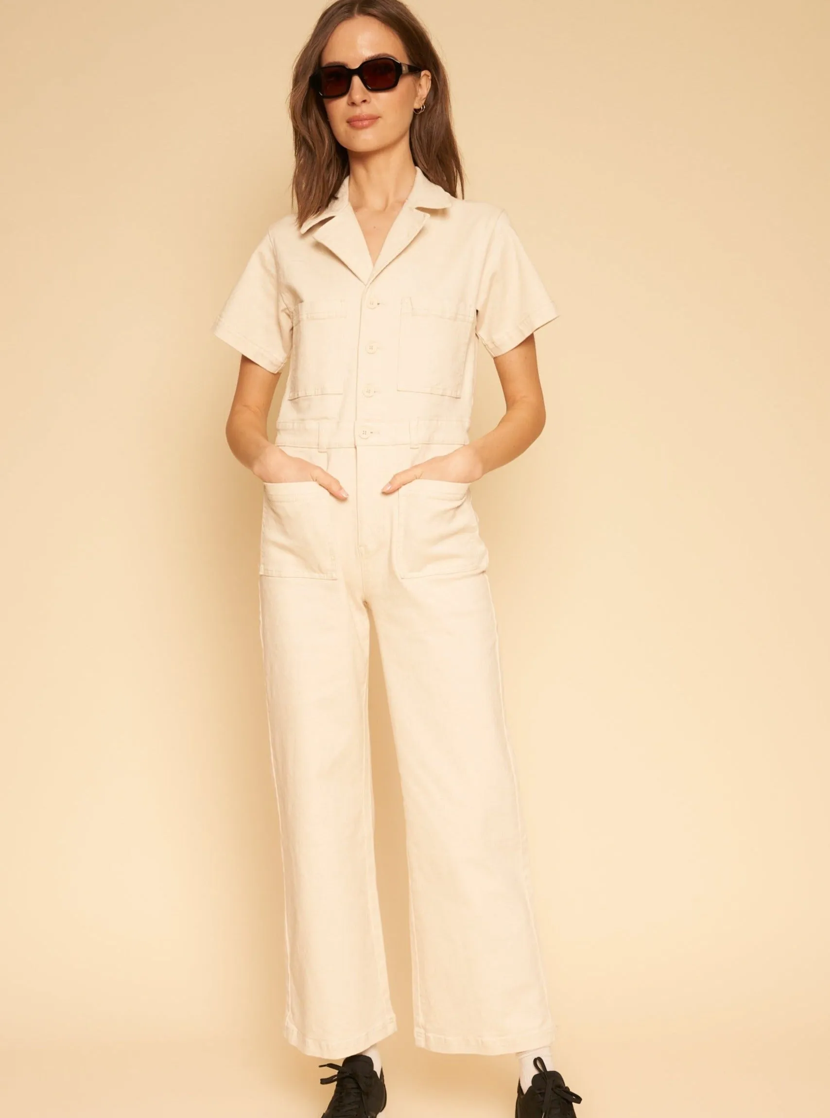 Logan Jumpsuit - Natural