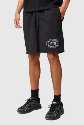 LORENZO YACHT CLUB SHORT - BLACK