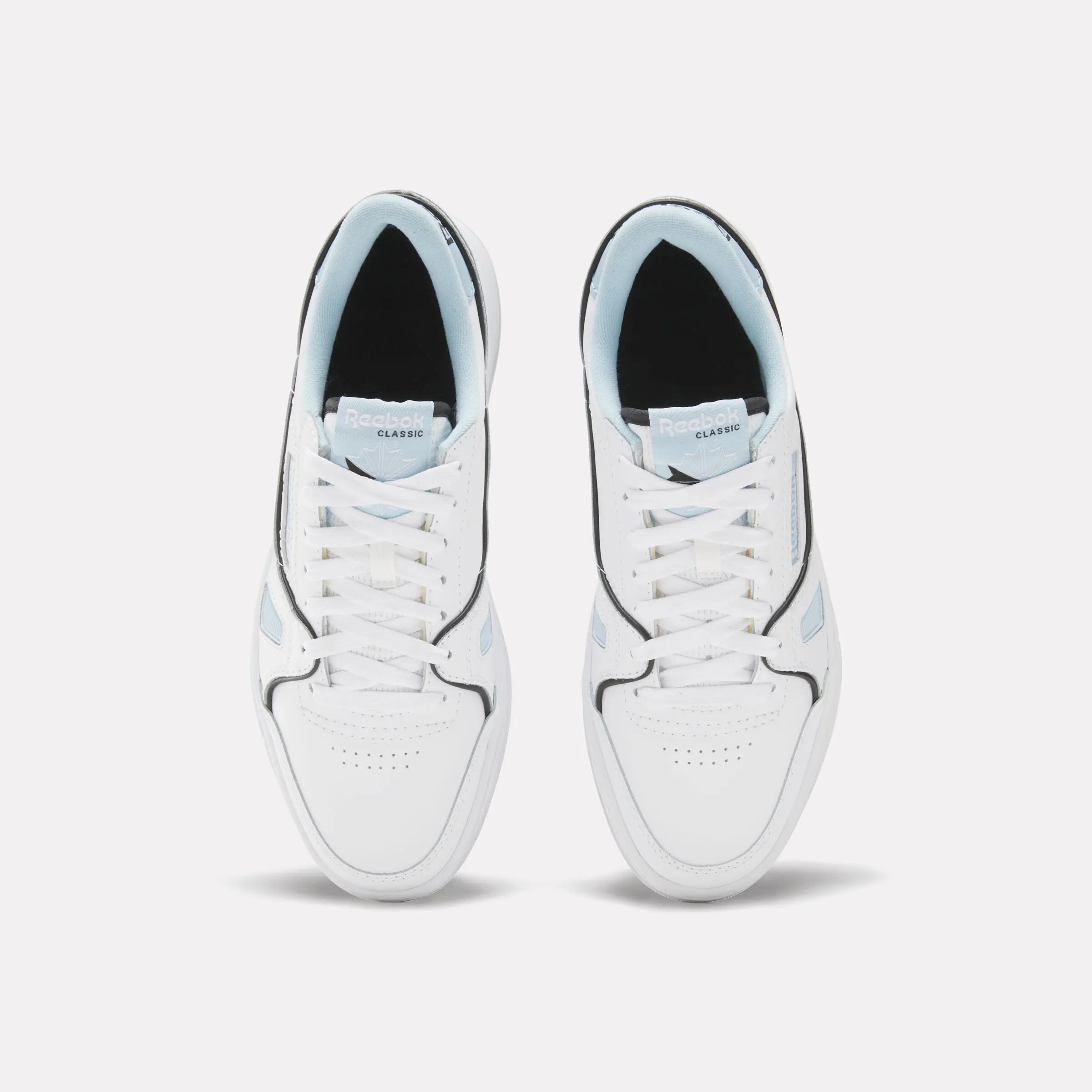 Lt Court Shoes White/Blue/Black