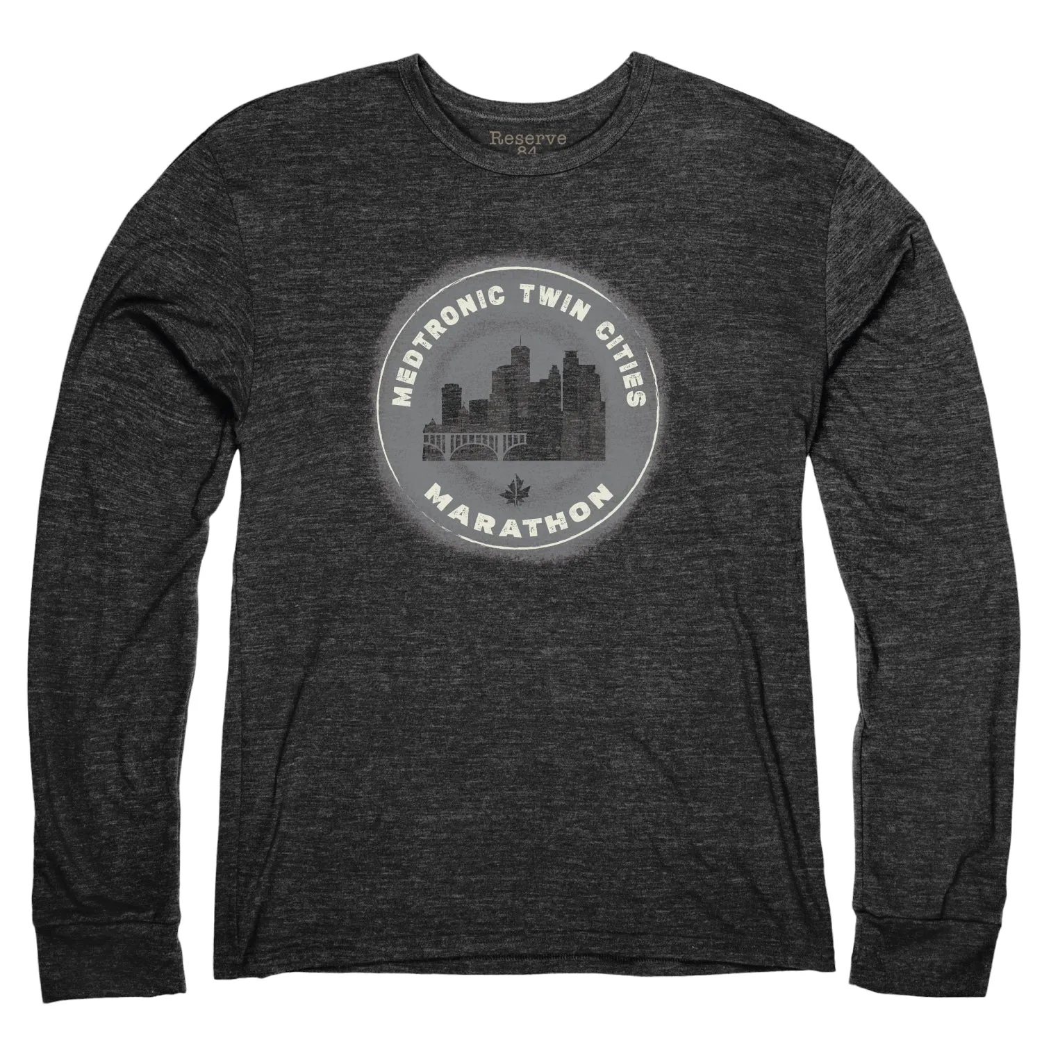 Marathon Tri-Blend Long-Sleeve Tee - Black (Unisex Sizing)