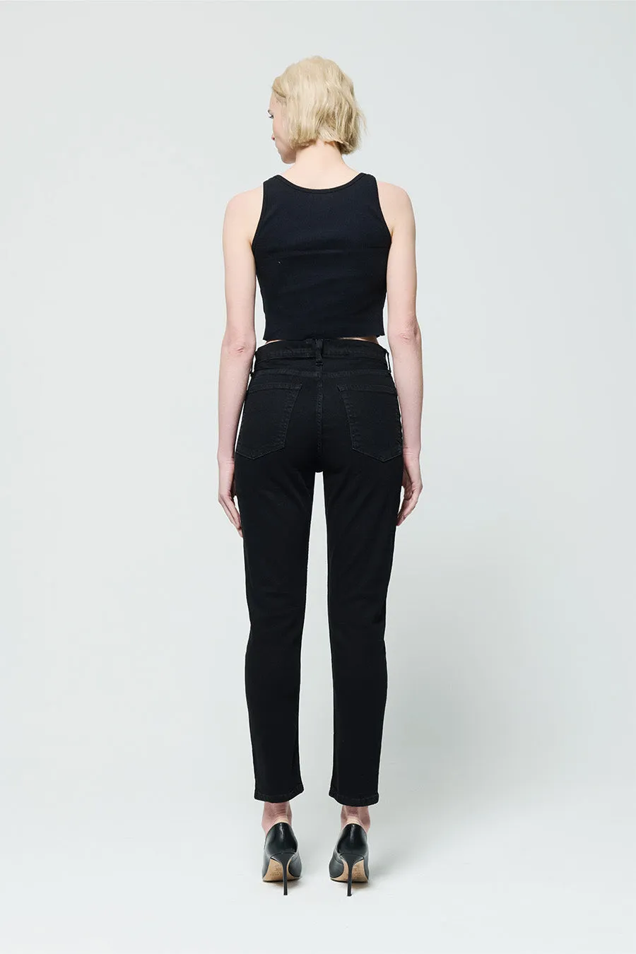 Marcella High Rise Skinny - Onyx