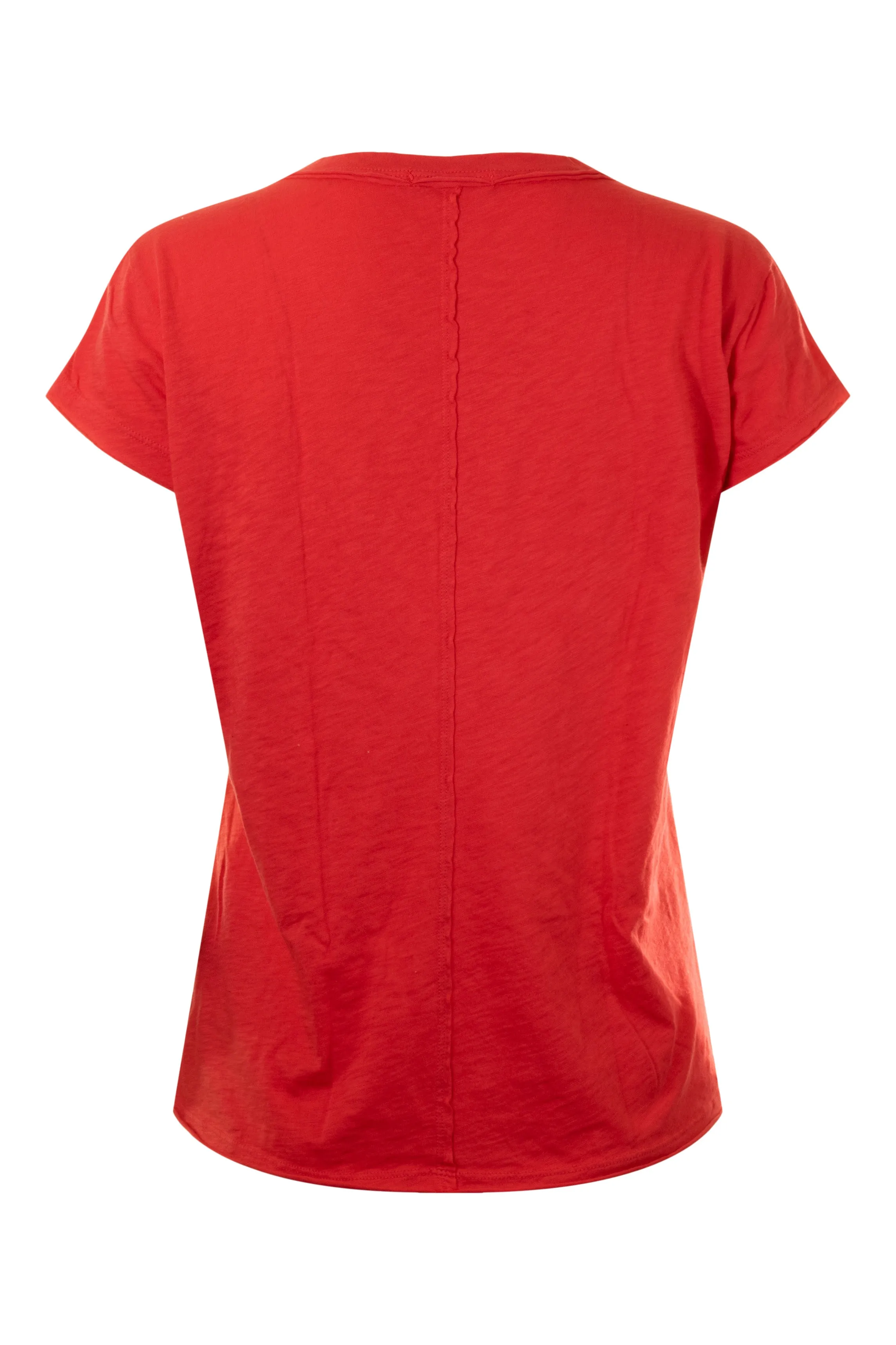 Michael Stars Baxter V-neck Raw Edge Tee