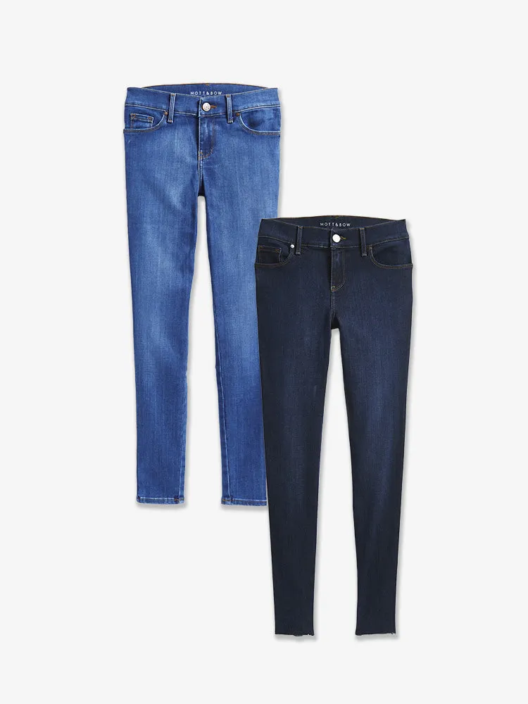 Mid Rise Skinny Jane 2-Pack