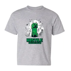 Minecraft Jolly Mobs Hostile Behavior Kids Short Sleeve T-Shirt