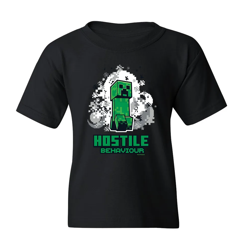 Minecraft Jolly Mobs Hostile Behavior Kids Short Sleeve T-Shirt