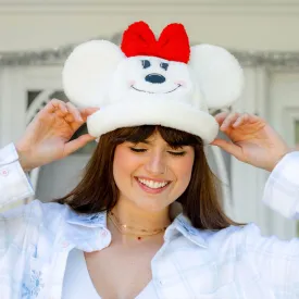 Minnie Snowman Sherpa Beanie