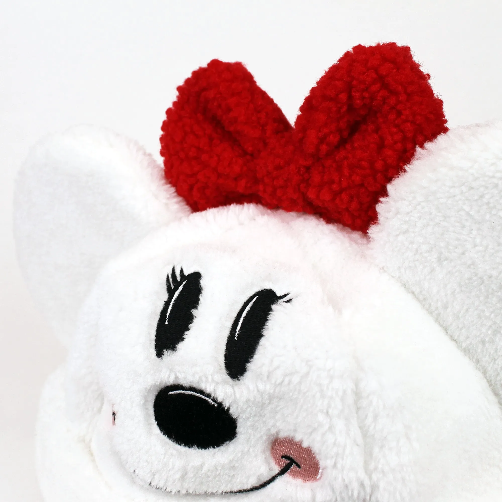 Minnie Snowman Sherpa Beanie