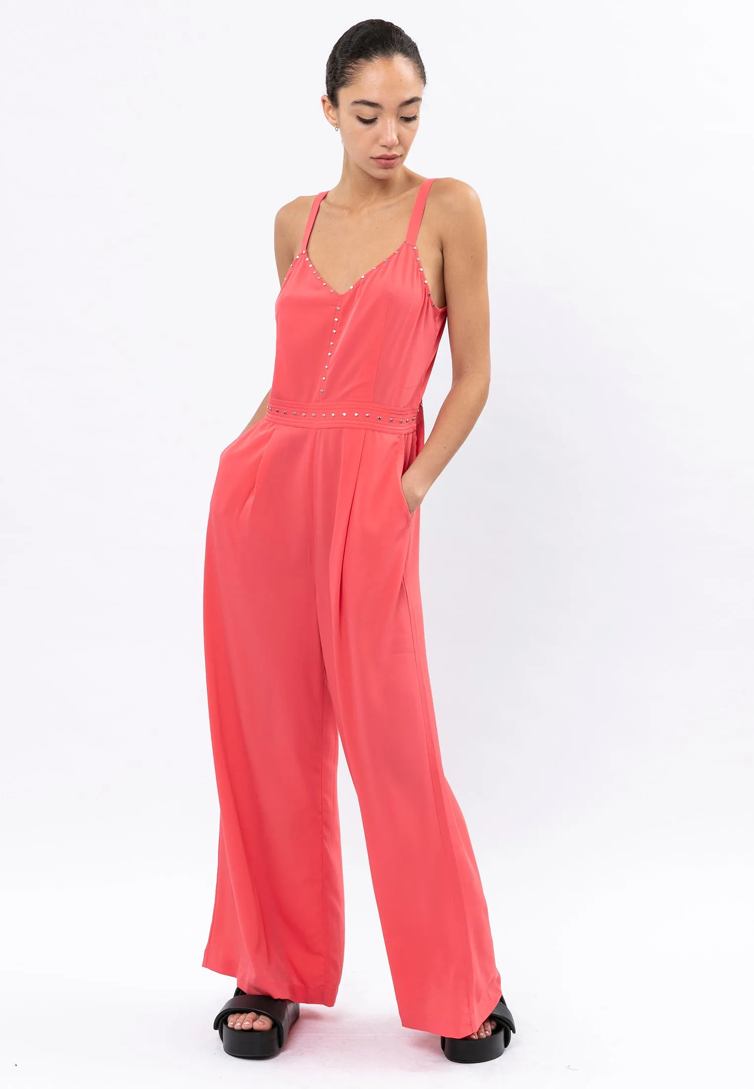 MOISSANITE JUMPSUIT DEEP SEA CORAL