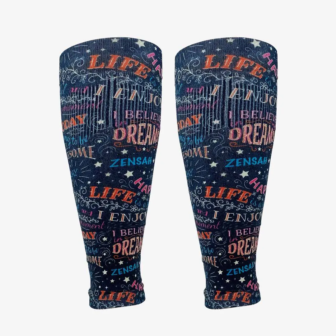 Motivational Quotes Compression Leg Sleeves