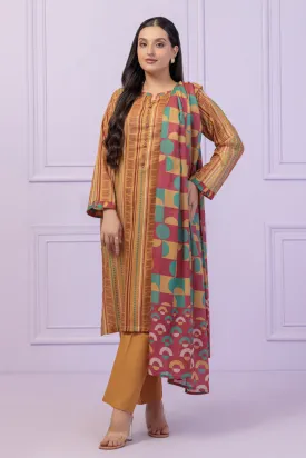 MUSTARD-LAWN-3 PIECE (6S24B3P109) BIN 103 R5