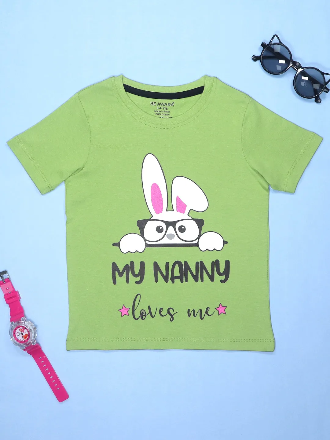 My Nanny Loves Me Kids T-Shirt