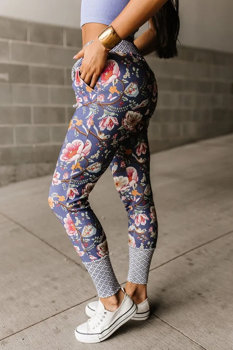 New & Improved Joggers - Dancing Floral