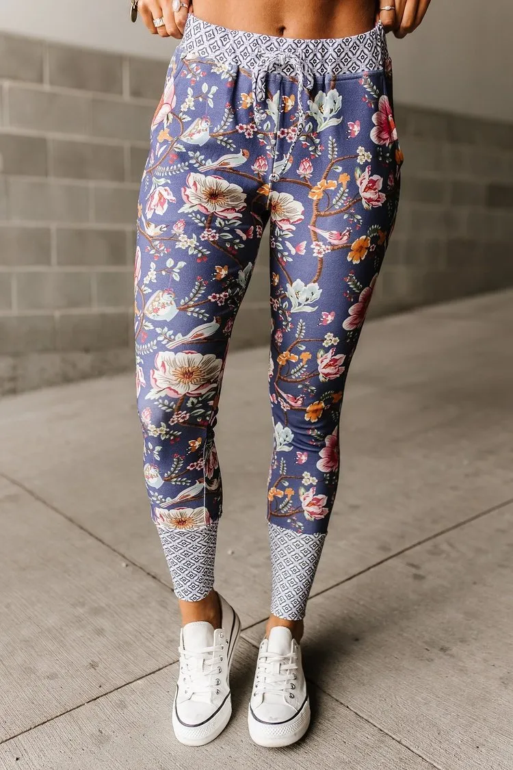 New & Improved Joggers - Dancing Floral