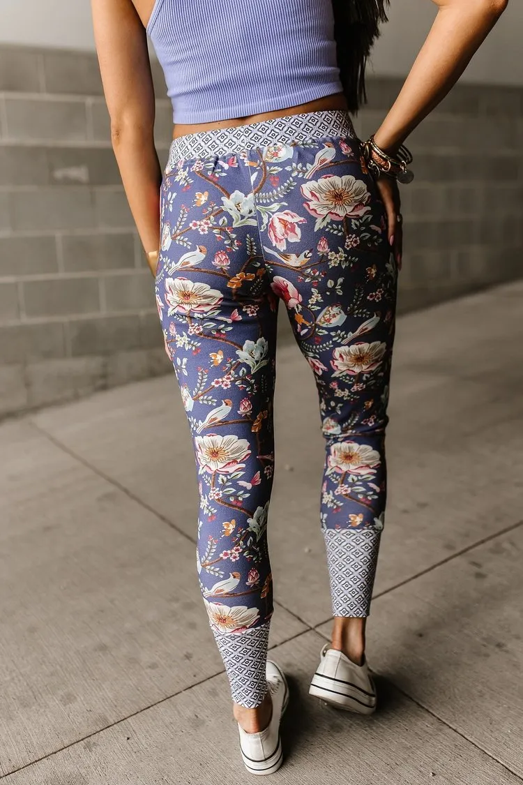 New & Improved Joggers - Dancing Floral