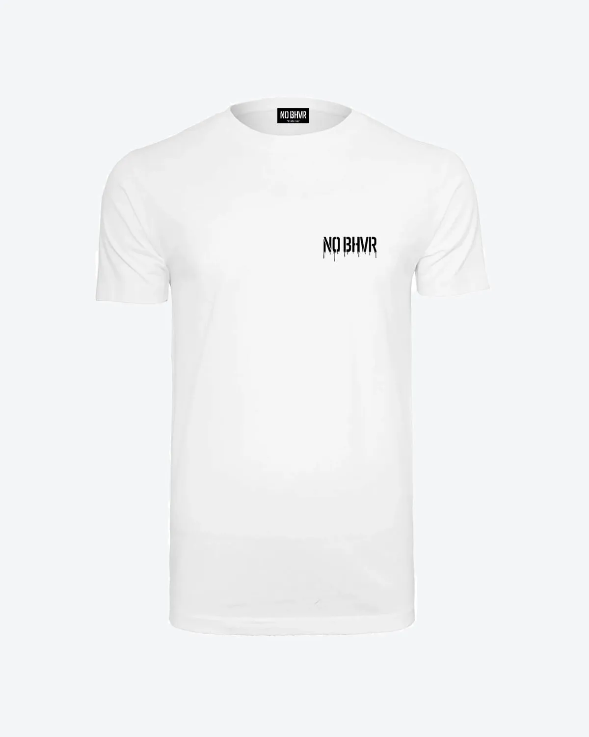 NO BHVR Drippy Tee (White)