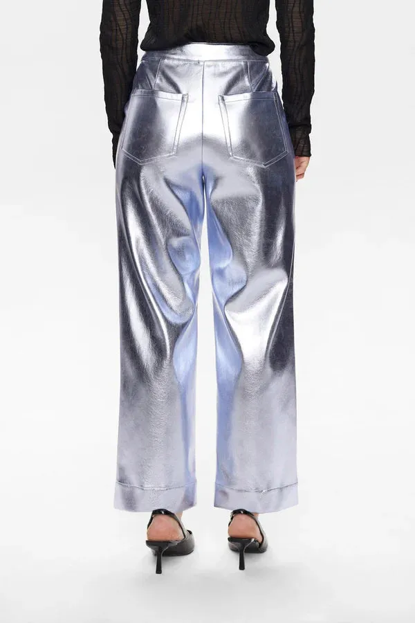 Numph Nuglenda Pant in Silver