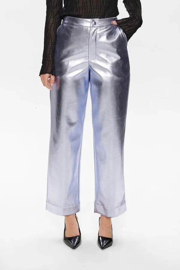 Numph Nuglenda Pant in Silver