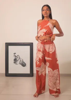 Paperbag Chhaya Pant - Terracotta Satori