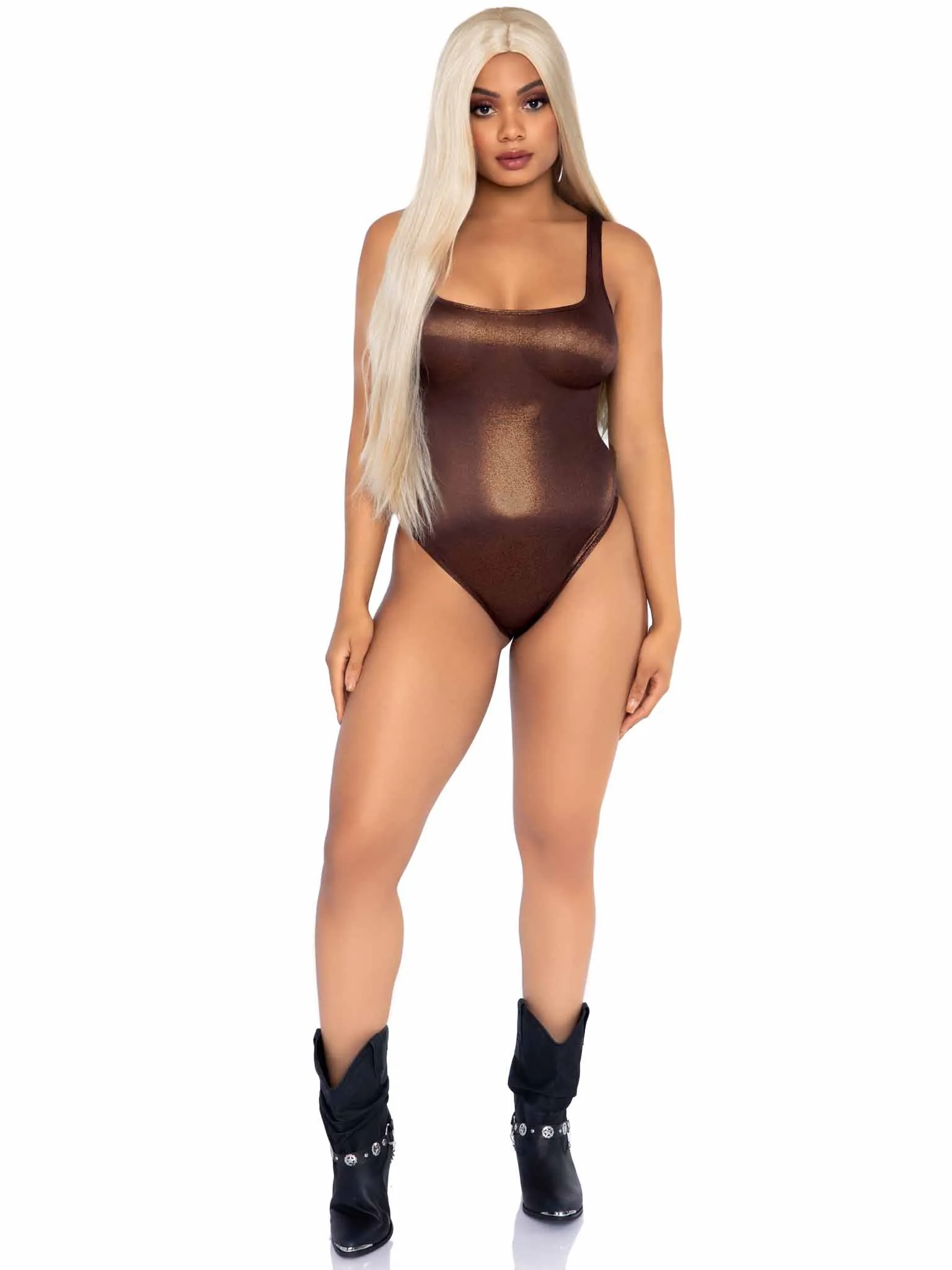 Party Girl Shimmer Thong Bodysuit