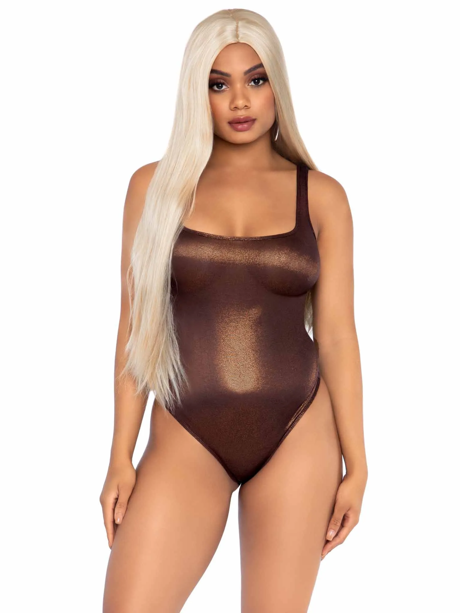 Party Girl Shimmer Thong Bodysuit